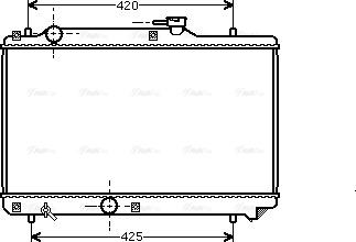 Ava Quality Cooling SZA2035 - Радиатор, охлаждение двигателя avtokuzovplus.com.ua