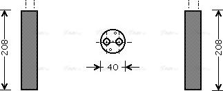 Ava Quality Cooling SZ D094 - Осушувач, кондиціонер autocars.com.ua