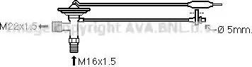 AVA TO1684 - Розширювальний клапан, кондиціонер autocars.com.ua
