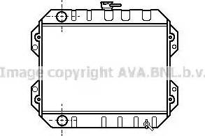 AVA TO 2012 - Радіатор, охолодження двигуна autocars.com.ua