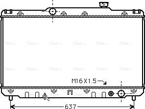 Ava Quality Cooling TO 2014 - Радіатор, охолодження двигуна autocars.com.ua