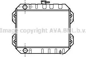 AVA TO 2023 - Радіатор, охолодження двигуна autocars.com.ua