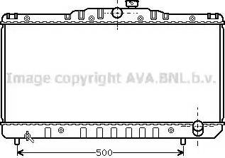 Ava Quality Cooling TO 2029 - Радіатор, охолодження двигуна autocars.com.ua