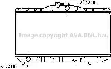 AVA TO2040 - Радіатор, охолодження двигуна autocars.com.ua