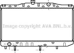 Ava Quality Cooling TO 2048 - Радіатор, охолодження двигуна autocars.com.ua