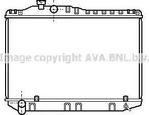 Ava Quality Cooling TO 2056 - Радіатор, охолодження двигуна autocars.com.ua