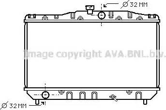 Ava Quality Cooling TO 2064 - Радіатор, охолодження двигуна autocars.com.ua