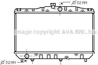 Ava Quality Cooling TO 2065 - Радіатор, охолодження двигуна autocars.com.ua