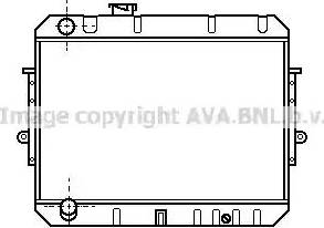 Ava Quality Cooling TO2078 - Радіатор, охолодження двигуна autocars.com.ua