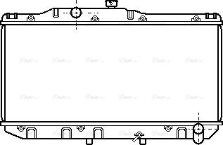 Ava Quality Cooling TO 2111 - Радіатор, охолодження двигуна autocars.com.ua