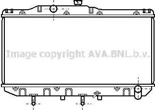 Ava Quality Cooling TO 2112 - Радіатор, охолодження двигуна autocars.com.ua