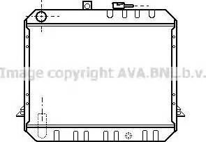 Ava Quality Cooling TO 2114 - Радіатор, охолодження двигуна autocars.com.ua