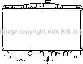 Ava Quality Cooling TO 2116 - Радіатор, охолодження двигуна autocars.com.ua