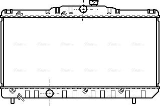 Ava Quality Cooling TO 2117 - Радіатор, охолодження двигуна autocars.com.ua