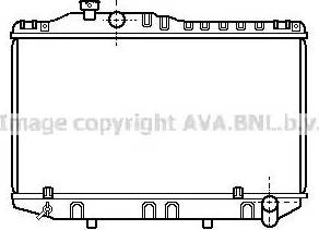 Ava Quality Cooling TO 2120 - Радіатор, охолодження двигуна autocars.com.ua