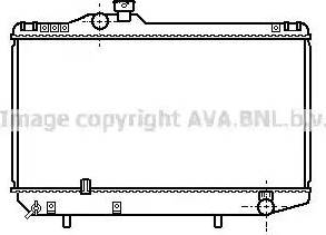 Ava Quality Cooling TO 2152 - Радіатор, охолодження двигуна autocars.com.ua