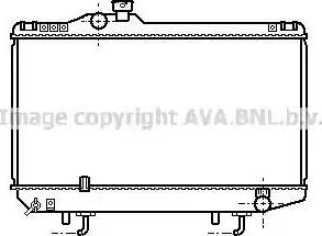 Ava Quality Cooling TO 2153 - Радіатор, охолодження двигуна autocars.com.ua