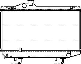 Ava Quality Cooling TO 2154 - Радіатор, охолодження двигуна autocars.com.ua