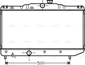 Ava Quality Cooling TO 2155 - Радіатор, охолодження двигуна autocars.com.ua