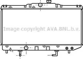 Ava Quality Cooling TO 2159 - Радіатор, охолодження двигуна autocars.com.ua