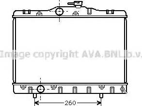 Ava Quality Cooling TO 2172 - Радіатор, охолодження двигуна autocars.com.ua