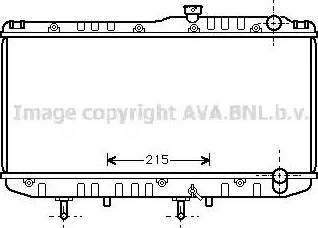 Ava Quality Cooling TO 2178 - Радіатор, охолодження двигуна autocars.com.ua