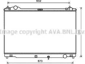 Ava Quality Cooling TO2694 - Радіатор, охолодження двигуна autocars.com.ua