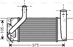 Ava Quality Cooling TO 4566 - Интеркулер autocars.com.ua