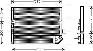 AVA TO5118 - Конденсатор, кондиціонер autocars.com.ua