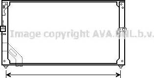 AVA TO 5166 - Конденсатор, кондиціонер autocars.com.ua
