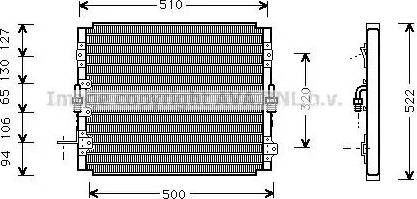 Ava Quality Cooling TO 5244 - Конденсатор, кондиціонер autocars.com.ua