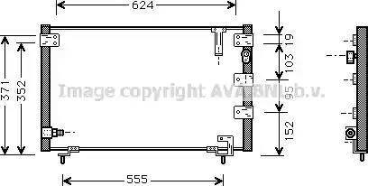 KOYORAD CD010172A - Конденсатор, кондиціонер autocars.com.ua