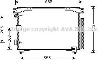 Ava Quality Cooling TO 5280 - Конденсатор, кондиціонер autocars.com.ua