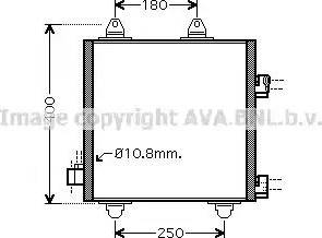 Ava Quality Cooling TO5414D - Конденсатор, кондиціонер autocars.com.ua