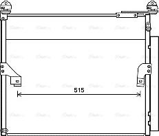 Ava Quality Cooling TO5655D - Конденсатор, кондиціонер autocars.com.ua