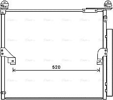 Ava Quality Cooling TO5657D - Конденсатор, кондиціонер autocars.com.ua