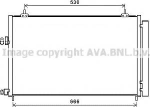 Ava Quality Cooling TO5679 - Конденсатор, кондиціонер autocars.com.ua