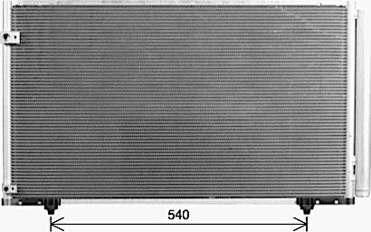 Ava Quality Cooling TO5756D - Конденсатор, кондиціонер autocars.com.ua