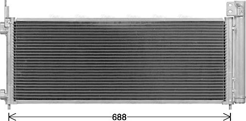 Ava Quality Cooling TO5779D - Конденсатор, кондиціонер autocars.com.ua