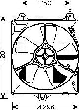 Ava Quality Cooling TO 7541 - Вентилятор, охолодження двигуна autocars.com.ua