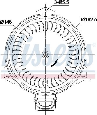 Ava Quality Cooling TO8812 - Вентилятор салону autocars.com.ua