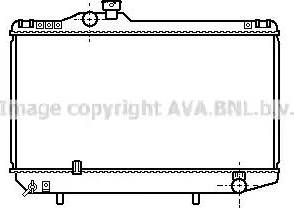 Ava Quality Cooling TOA2093 - Радіатор, охолодження двигуна autocars.com.ua