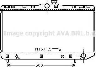 Ava Quality Cooling TOA2181 - Радіатор, охолодження двигуна autocars.com.ua