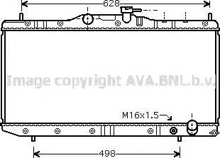 Ava Quality Cooling TOA2291 - Радіатор, охолодження двигуна autocars.com.ua