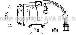 Ava Quality Cooling TOK582 - Компресор, кондиціонер autocars.com.ua