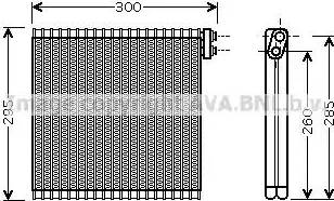 AVA TO V483 - Випарник, кондиціонер autocars.com.ua