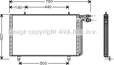 Ava Quality Cooling UV5018 - Конденсатор, кондиціонер autocars.com.ua