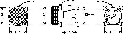 Ava Quality Cooling UVAK039 - Компресор, кондиціонер autocars.com.ua