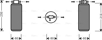 Ava Quality Cooling UVD031 - Осушувач, кондиціонер autocars.com.ua