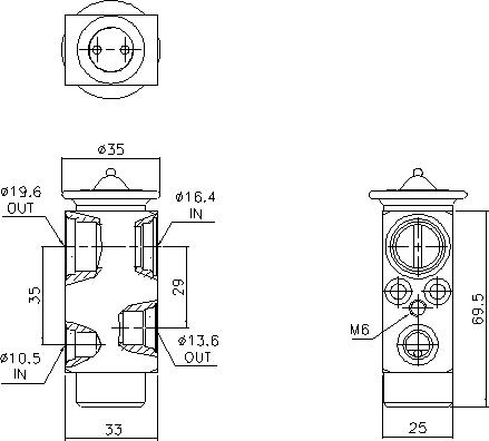 Ava Quality Cooling VL1178 - Расширительный клапан, кондиционер autodnr.net